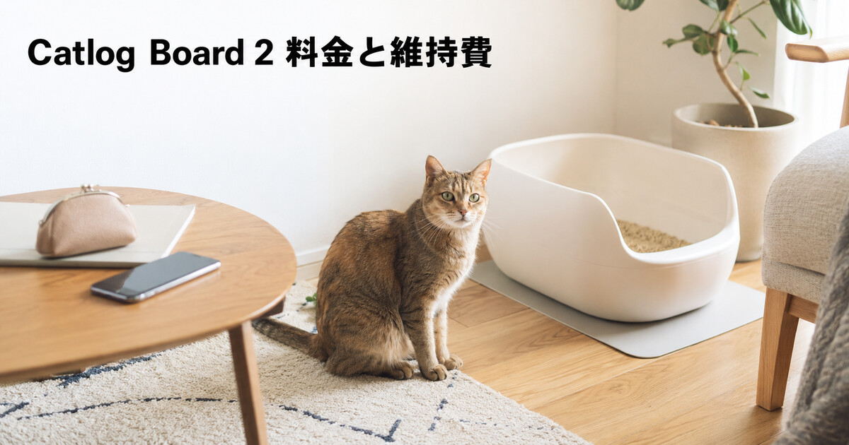 Catlog Board 2の月額料金はいくら？本体価格と維持費を解説の画像