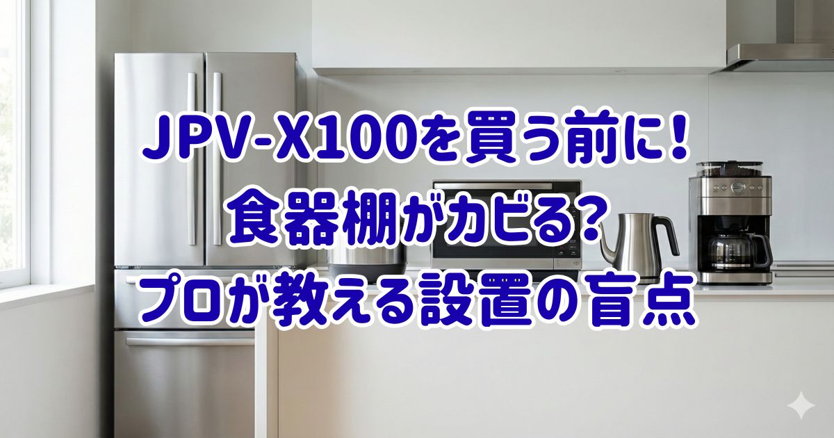 JPV-X100を買う前に！食器棚がカビる？プロが教える設置の盲点の画像