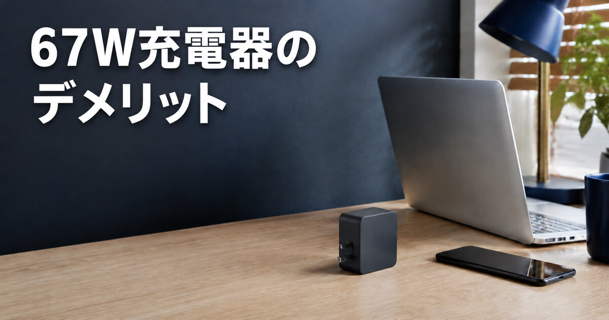 Anker Prime Wall Charger 67Wのデメリットは？重さ・熱・価格を確認の画像