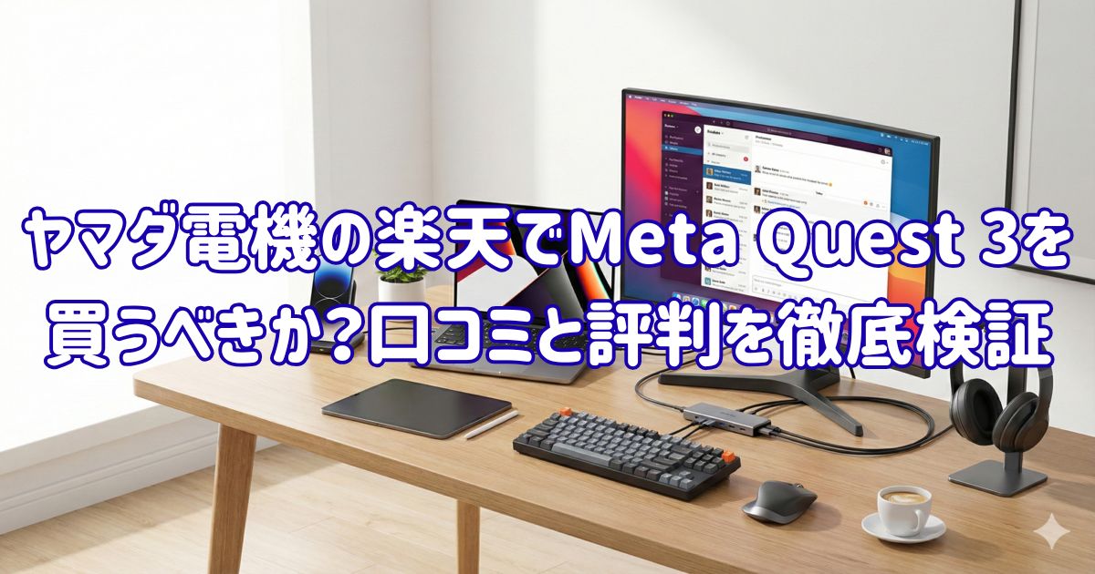 ヤマダ電機の楽天でMeta Quest 3を買うべきか？口コミと評判を徹底検証の画像
