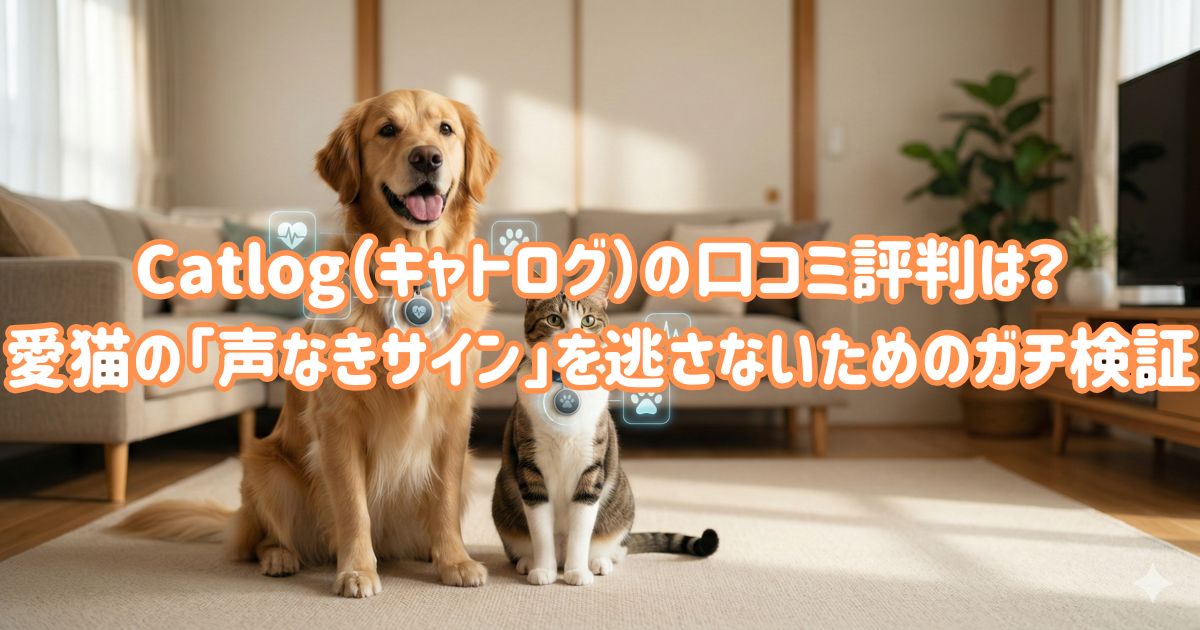 Catlog（キャトログ）の口コミ評判は？愛猫の「声なきサイン」を逃さないためのガチ検証の画像